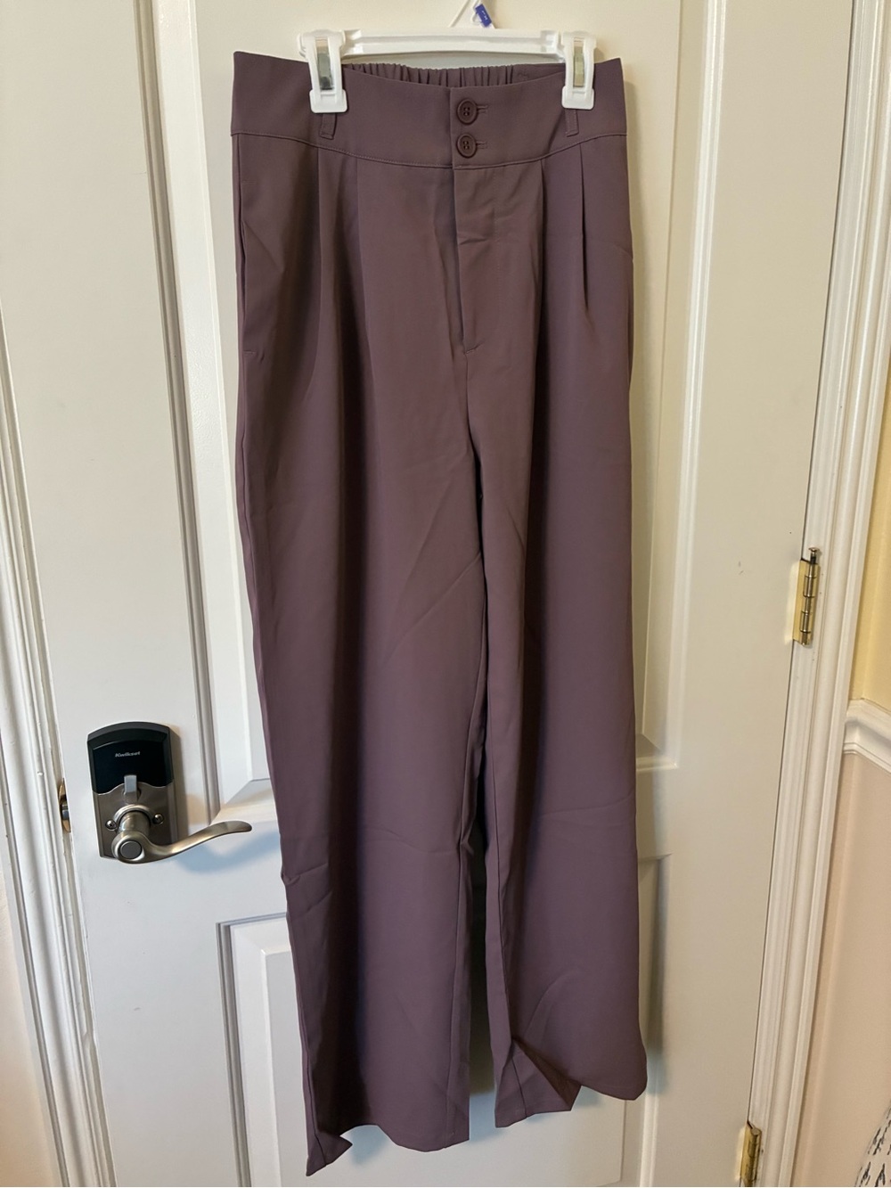 NWT halara purple wide leg pants